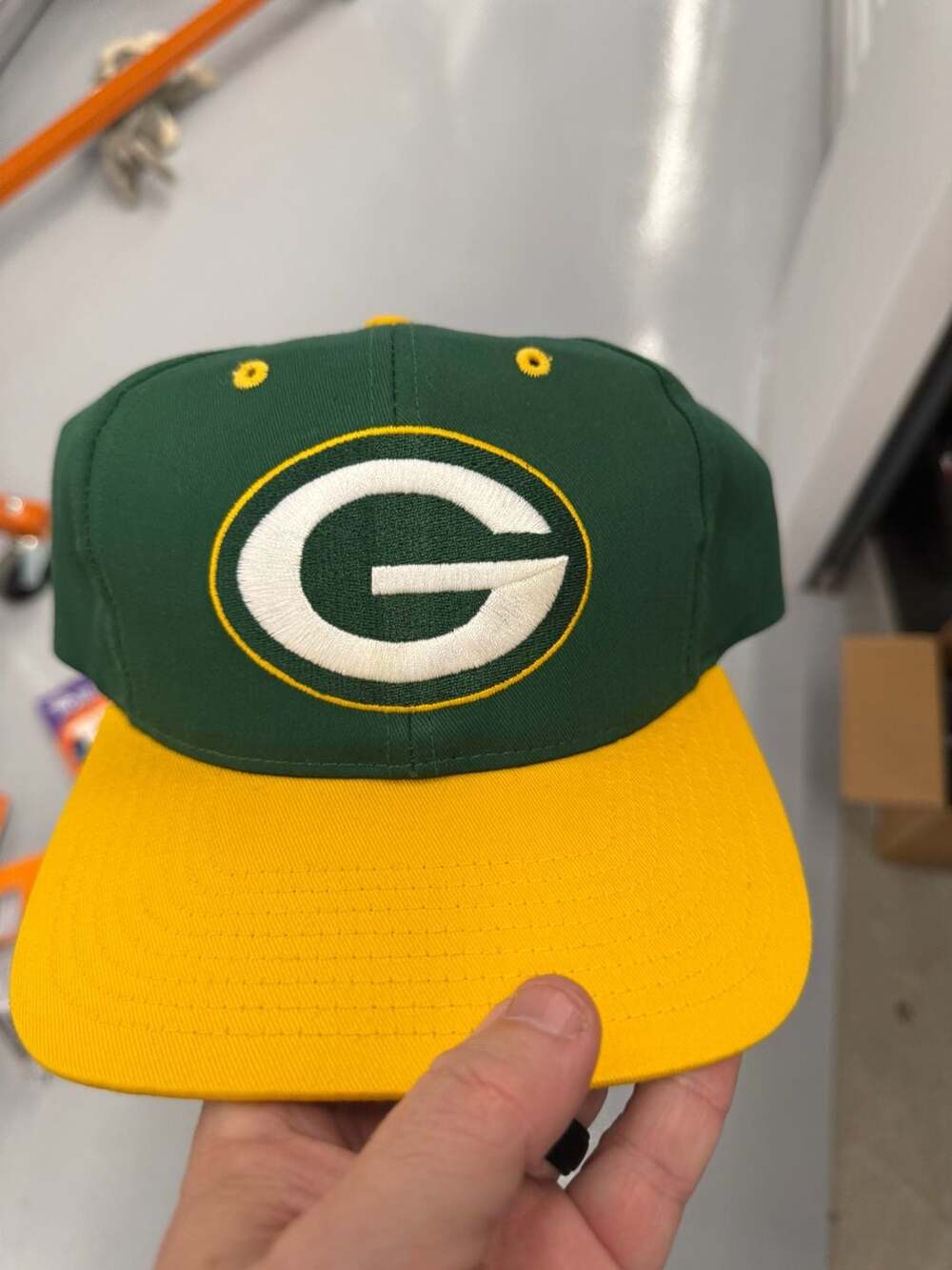 Twins Enterprise Green Bay Packers Snapback Hat Green Yellow